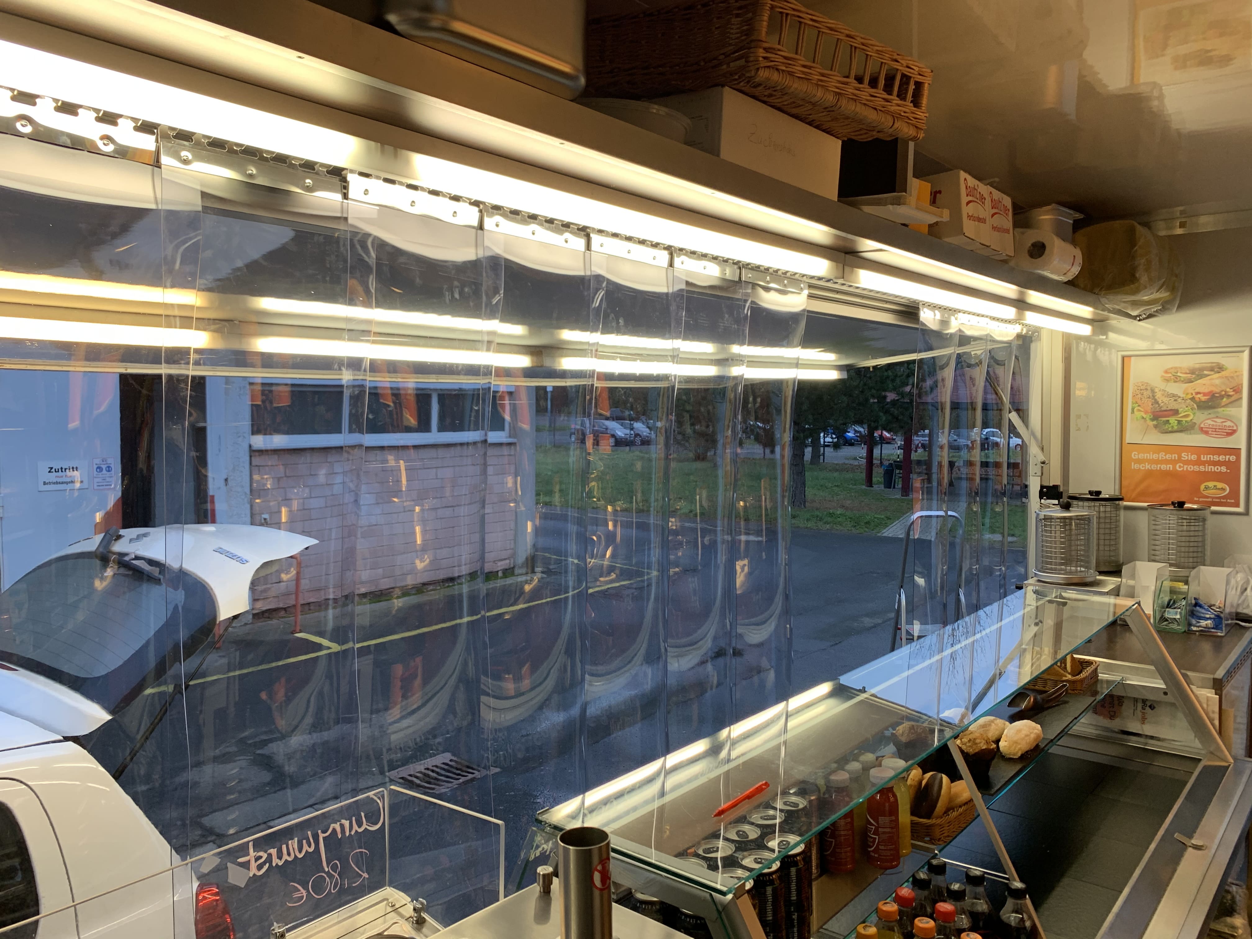 PVC Vorhang Lebensmittelecht